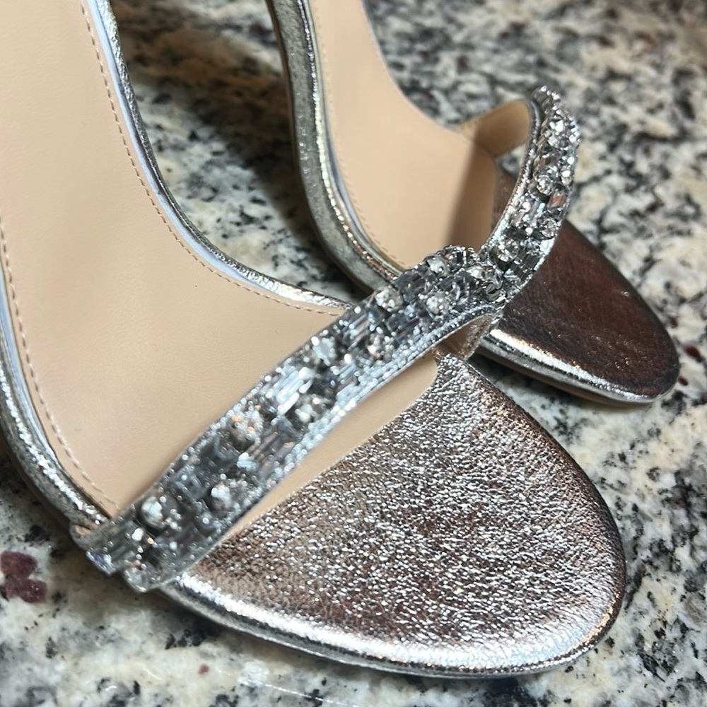 Jewel Badgley Mischka Gem Embellished Heels - Picture 5 of 11
